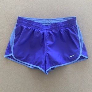 NEW Nike 2 in 1 HSC Dri-Fit Running Shorts Compression Boxer Blue Womens Medium